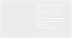 Desktop Screenshot of harpdogbrown.com